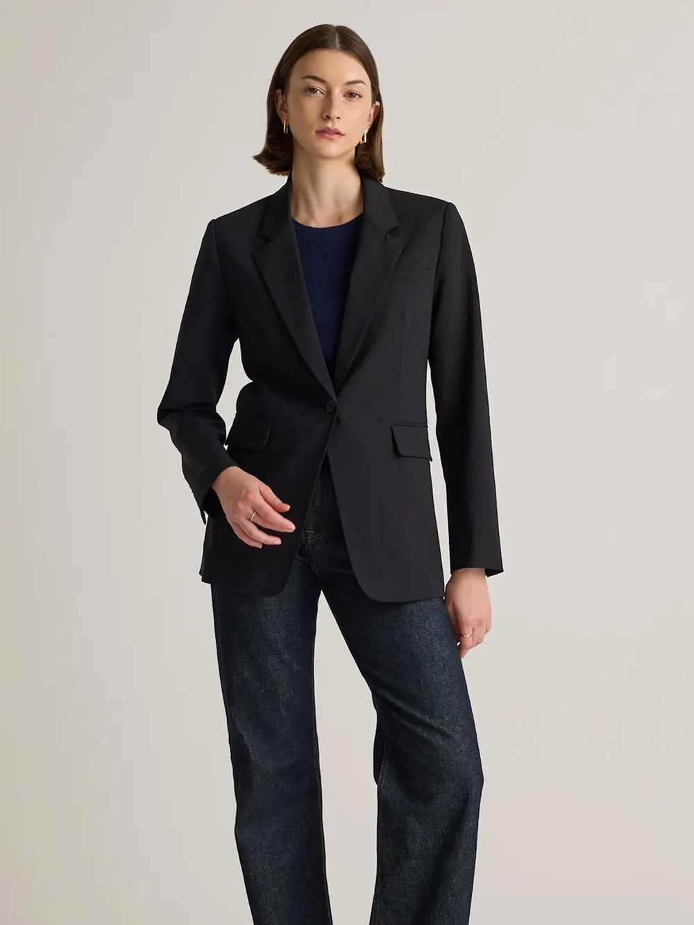 Quince Italian Wool Blazer XS